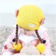 thumbnail image 3 of Gorros para bebés recién nacidos, gorros pequeños bonitos, gorro para niñas, gorro de lana tejido cálido para otoño e invierno, para bebés de 6 a 18 meses (amarillo), 3 of 5