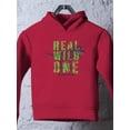 thumbnail image 3 of Geometric Trex King Of Dinos Hoodie Toddler -Image by Shutterstock,  5 Toddler, 3 of 4