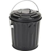 Behrens 7.5 Gal. Black Galvanized Steel Ash Pail B907PK