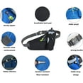 thumbnail image 3 of Running Belt Hydration Waist Pack with Water Bottle Holder for Men&Women Outdoor Sports (Black), 3 of 6