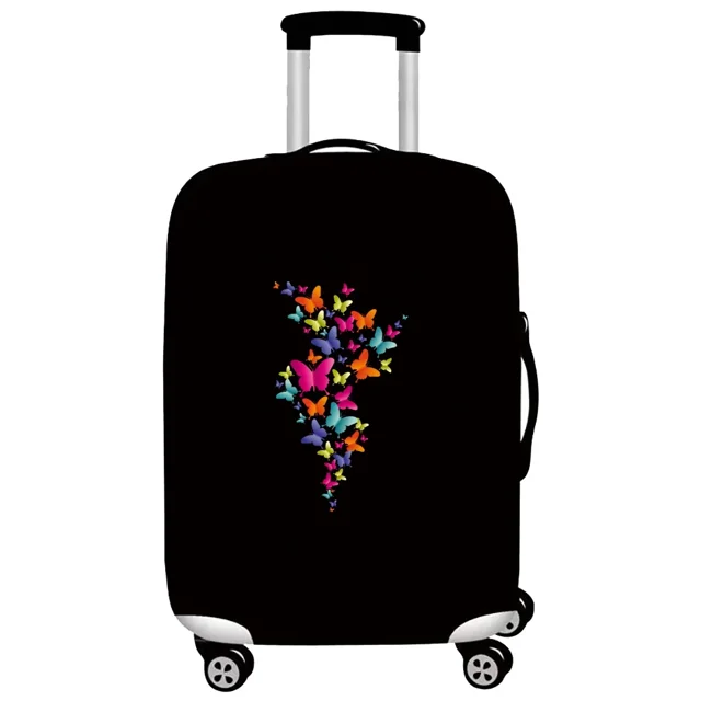 Housse de Protection pour Bagages Accessoires de Voyage Valise Anti-Poussière Résistante à l'Usure Série Papillon Étui de Protection Mode 2024 8Butterfly023 S