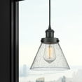 thumbnail image 6 of 916-1P-BK-G41-Innovations Lighting-Cone - 1 Light Cord Hung Mini Pendant In Industrial Style-10 Inches Tall and 8 Inches Wide-Matte Black Finish-Matte, 6 of 7
