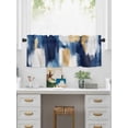 thumbnail image 5 of Valances for Windows Abstract Graffiti Art Rod Pocket Cafe Window Treatments Valance Curtains for Kitchen Bathroom Laundry Basement Windows 60"x18", 5 of 9