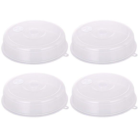 GOOHOCHY 4pcs Microwave Oven Covers Sealed Food Lids For Freshness Protects Against Splatter