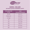 thumbnail image 3 of Wearever Women's Mid-Rise Incontinence Underwear Maximum Absorbency Reusable Bladder Control Panties for Feminine Care, Single Pair, 3 of 11