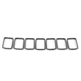 thumbnail image 3 of Anillo Embellecedor De Rejilla Delantera, Envolvente De Rejilla Delantera 7PCS/Set Peso Ligero 21,3x11,5 Cm/8,4x4,5 Pulgadas Para Coche, 3 of 7
