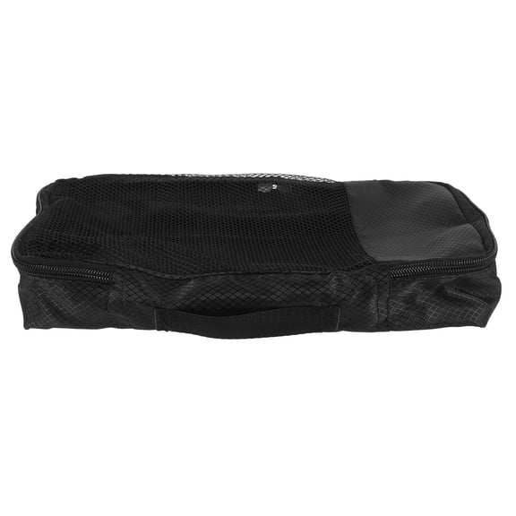 Baluue Lightweight Black Fabric Packing Cubes for Travel Organizers and Suitcase Storage Bags