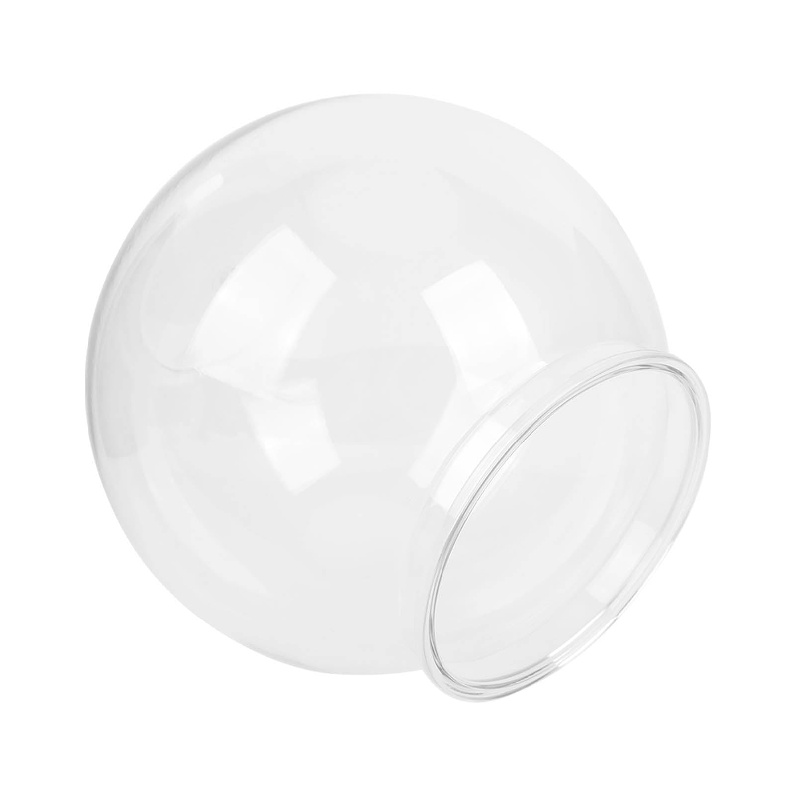 LAZIOEGR Heavy Duty Plastic Round Fish Bowl Break Proof Multipurpose Small Fish Tank for Desk and Bookcase Decorations Large Size 8.66 inches / 22 cm Width
