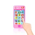 thumbnail image 3 of 3 piezas simulación móvil inglés bebé teléfono juguete educativo (rosa), 3 of 6