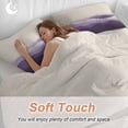 thumbnail image 5 of Purple Beige Ombre Bedding 3 Piece Duvet Cover Set Full Size, Minimalist Ocean Waves Linen Soft Microfiber Comforter Cover with Zipper Closure & Pillowcases, Wrinkle & FadeResistant Quilt Cover, 5 of 9