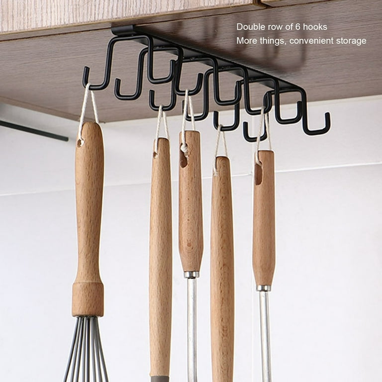 Cabinet Mug Hook 6 hooks/12 hooks Hanging Cup Holder - Temu