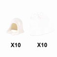 thumbnail image 1 of MOC Medieval Soldiers Figure Accessories Building Blocks Hood Cape Pilot Football Helmets Backpack Goggles Guns Mini Toys Bricks C1-1-2, 1 of 3