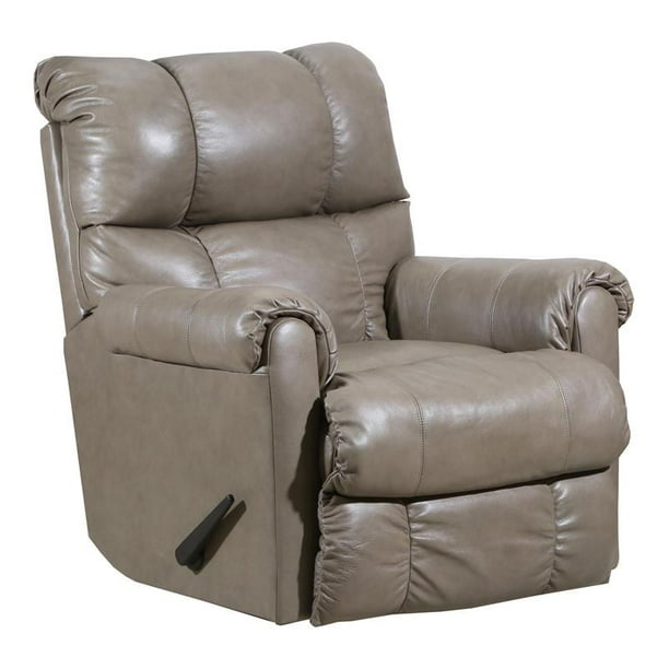Lane Furniture 4208 Avenger Leather Rocker Recliner in Soft Touch Taupe