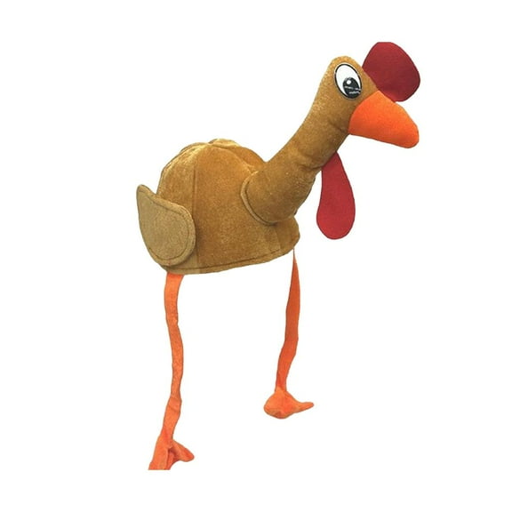 Pekkaxy Thanksgiving Turkey Hat, Funny Holiday Costume Accessory for Men and Women Cosplay