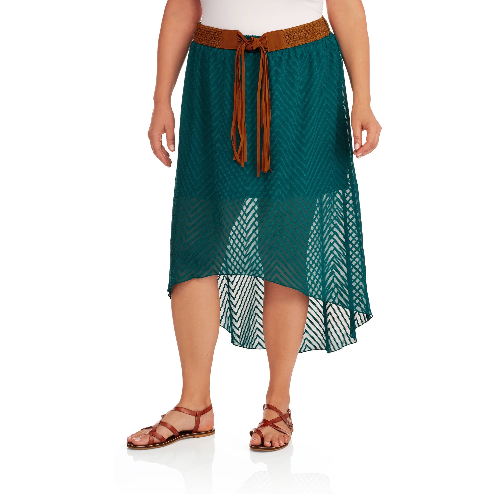 plus size maxi skirts walmart