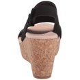 thumbnail image 4 of Clarks Womens Annadel Ivory Open Toe Casual Platform, Black Nubuck, Size 8.5, 4 of 6