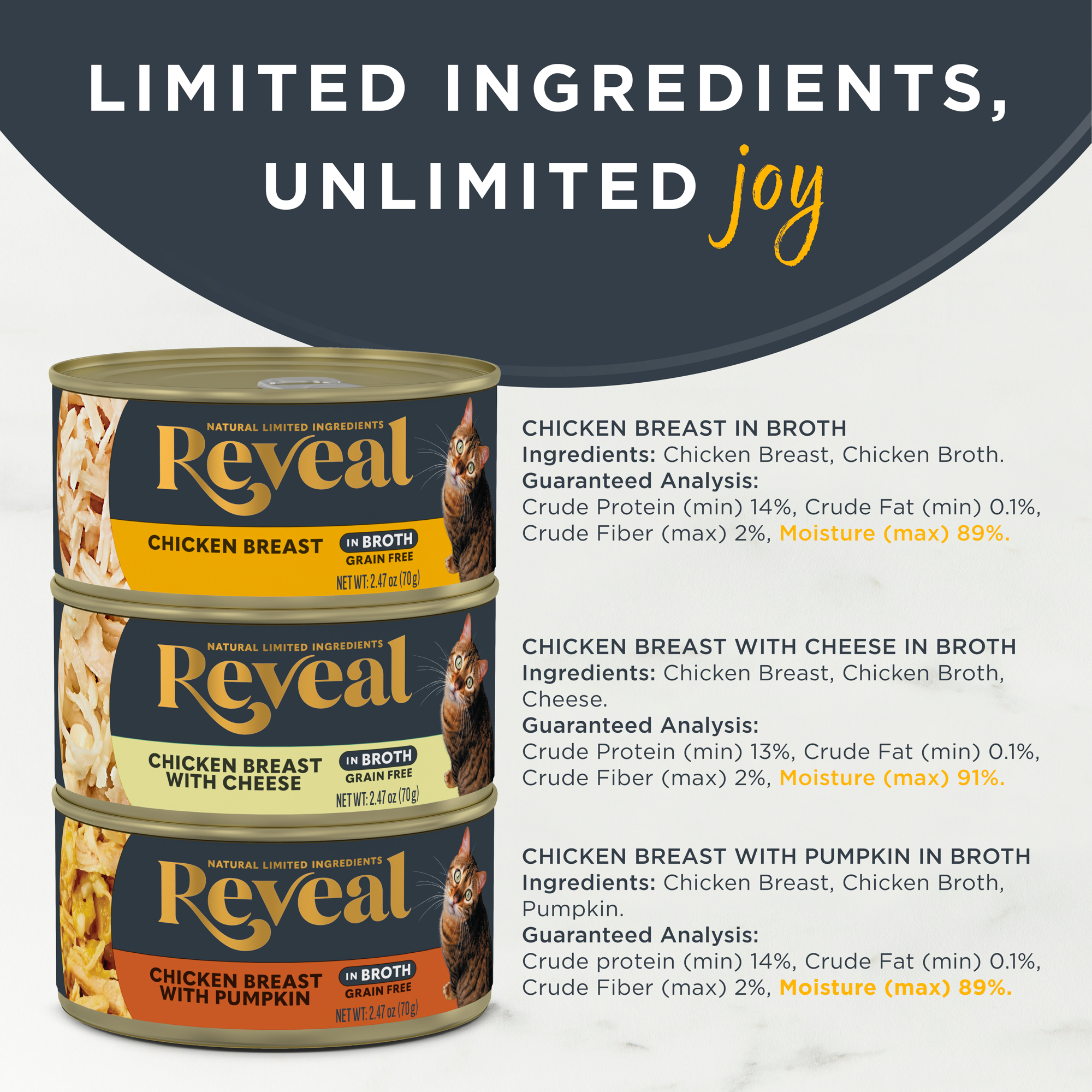 Reveal Natural Wet Cat Food, Chicken in Broth Variety Pack photo 4