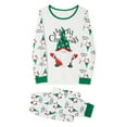 thumbnail image 2 of Christmas Family Pajamas Matching Set Santa Print Long Sleeve Tops and Pants Sleepwear for the Whole Family Holiday Pjs Christmas Set, 2 of 6