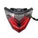 thumbnail image 1 of Luces traseras Led para motocicleta, intermitentes traseros de freno, luz integrada Compatible con Ninja 250 300 Ex300 Z250 20, 1 of 5