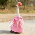 thumbnail image 5 of Deeceymbur Easter Goose Statue Outfit Pink Green for 23 Inch Porch Patio Decoration Clothing Hat Set Garden Decor, 5 of 6