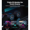 thumbnail image 6 of Restored Edifier G1000 II Desktop Computer Speakers for Gaming, 2.5" Full-Range Driver & Enhanced Bass, Bluetooth 5.4 USB-C AUX, 9 Dynamic RGB Lighting Modes for PC (Refurbished), 6 of 9
