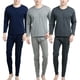 thumbnail image 2 of Qarigey Ropa interior térmica para hombre, traje grueso para interiores y exteriores, estilo Simple para hombre, Calzoncillos largos, conjunto superior, Ropa interior Gris oscuro L Qarigey AP013786-12B, 2 of 6