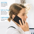 thumbnail image 4 of Cell Phone Basic Cases for Galaxy A15 5G 6.5", Liquid Silicone Gel Rubber Shockproof Case Ultra Thin Slim Matte Surface Cover for Samsung Galaxy A15 5G (Black), 4 of 5