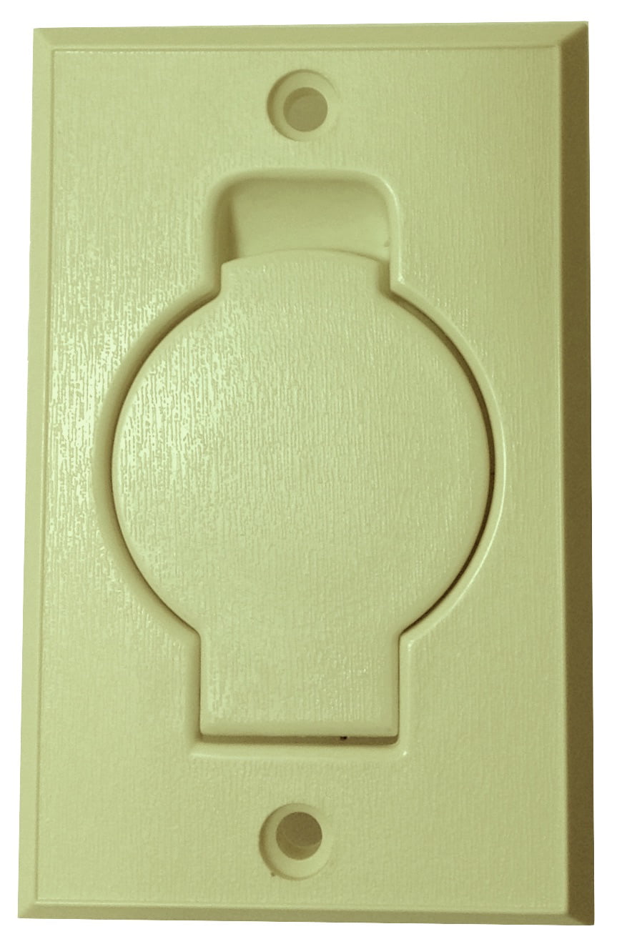 Standard Central Vacuum Wall Valve Inlet for Built-in Vacuum Cleaners IVORY 2 