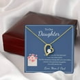 thumbnail image 3 of To Our Daughter - Love Mom And Dad - Gift For Daughter From Dad - Daughter Father Necklace - Daughter Gift From Daddy - Forever Love Necklace - White Gold or Yellow Gold - Gift Box, 3 of 5