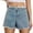 BU1, variant on SRZYMJ Women's Denim Shorts Jean Shorts Women's High Waisted Distressed Denim Shorts Fringe Detail Casual Summer Elastic Waist Comfort Stretch Daily Wear Fashion