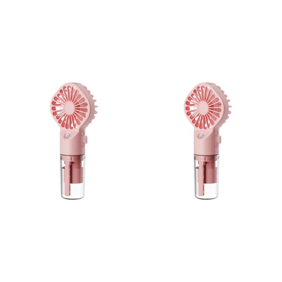 Ventilador de bolsillo Bearachild USB recargable Rosa 2Conjunto