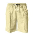thumbnail image 4 of Kovlvoll Workout Shorts Men Elastic Waist Drawstring Summer Plus Size Casual Athletic Running Short Pants with Pockets, 4 of 6