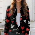 thumbnail image 5 of Valentine's Day Cardigans for Women Trendy Long Sleeve Button Down Cardigan Sweater Dressy Valentine's Day Knit Cardigans, 5 of 6