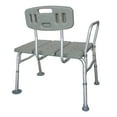 Transfer Bench Adjustable Shower Seat 10 Height Heavy Duty Bariatric