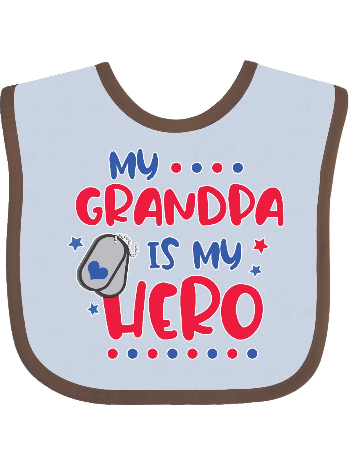 Download Inktastic Memorial Day My Grandpa Is My Hero Infant Bib Unisex White And Red Walmart Com Walmart Com