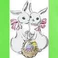 thumbnail image 3 of CafePress - Easter Rabbits Ash Grey T Shirt - Light T-Shirt - CP, 3 of 4