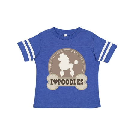 

Inktastic Poodle Dog Lover Gift Gift Toddler Toddler Girl T-Shirt
