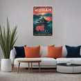 thumbnail image 5 of Wuhan Retro Travel Poster Vintage Chinese City Tourism with Yellow Crane Tower & Landmarks Canvas Poster, 5 of 8