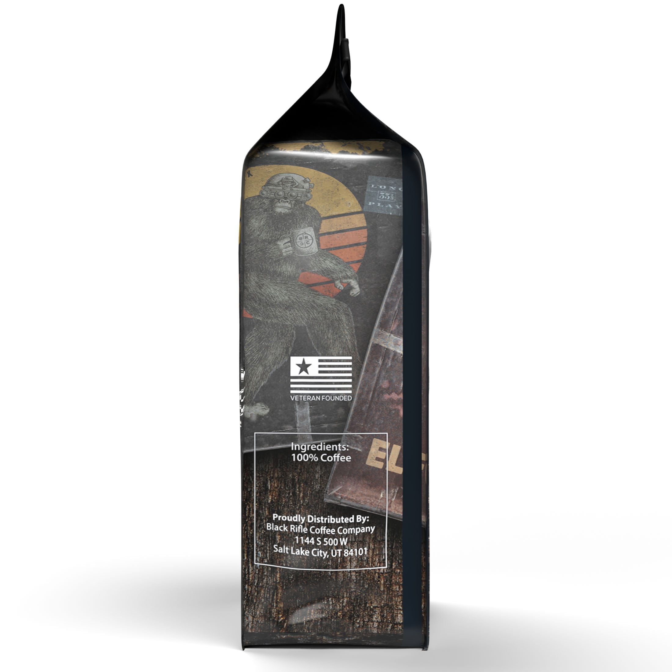 Black Rifle Coffee Company Electric Eagle Espresso, Medium Roast, Ground Coffee, 12 oz