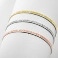 thumbnail image 2 of Personalized Planet Women's Engraved Herringbone Bracelet 8.5", 2 of 2
