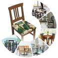 thumbnail image 7 of KLL Tropical Floral Jungle Pattern Seat Covers for Dining Room Chairs,Washable Chair Seat Chair Covers Seat Protector-Six Piece, 7 of 7