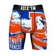 thumbnail image 2 of Men's Rock Em Socks  Denver Broncos Gridiron Classic Paint Boxer Briefs, 2 of 4