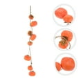 thumbnail image 4 of Yardwe Artificial Persimmon Decoration Orange Plastic and Silk for Home 1Pc, 4 of 8