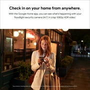 Google Nest Cam with Floodlight (Snow) Surveillance Camera