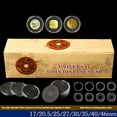 thumbnail image 2 of WinWay 20 Pcs/lot 17-46Mm Étui Transparent Clair en Plastique pour Pièces Présentoir Capsules Collection Étuis Rond Anneau Boîtes de Protection Contenant, 2 of 8