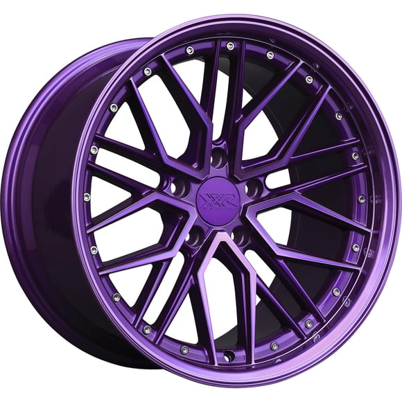 XXR 571 Diamond Cut Purple Wheel with Aluminum (18 x 8.5 inches /5 x 112 mm, 35 mm Offset)