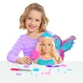 thumbnail image 2 of Barbie Dreamtopia Mermaid Styling Head, 22 pieces, Kids Toys for Ages 3 Up, Gifts and Presents, 2 of 7