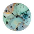 thumbnail image 3 of Horloge Murale Style pour Salon Chambre Affichage 24 Heures Horloge Suspendue Moderne en Panneau de Densité avec Design, 3 of 5