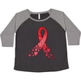 thumbnail image 3 of Inktastic Heart Health Awareness Red Ribbon Made of Hearts Women's Plus Size T-Shirt, 3 of 5