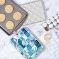 thumbnail image 5 of 2 Pack Pot Holders for Kitchen Heat Resistant Hot Pads Sets for Cooking Baking Blue Marine Life Patterns, 5 of 7